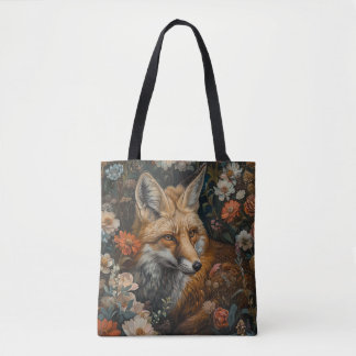Fuchs in der Wildblume Tasche