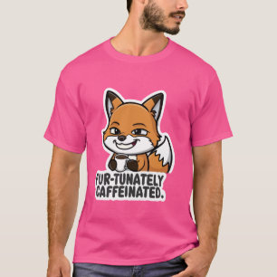 Fuchs Kaffeeliebhaber Koffein Fuchs Tasse Kaffee T-Shirt