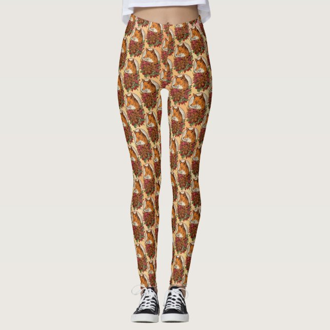 Fuchs Leggings (Vorderseite)