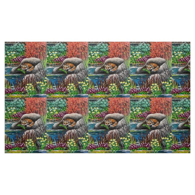 Fuchs Liebe 2 Stoff (Fat Quarter (45,7 x 55,9 cm))