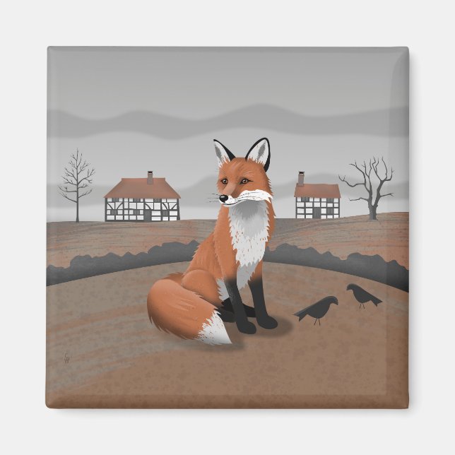 Fuchs Magnet (Vorne)
