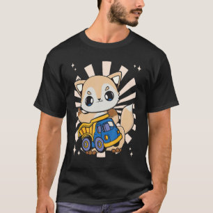 Fuchs mit LKW für LKW- und Spielzeugfans T-Shirt