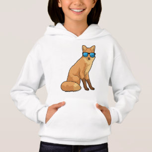 Fuchs mit Sonnenbrille Hoodie