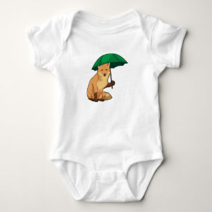 Fuchs mit Umbrella Baby Strampler