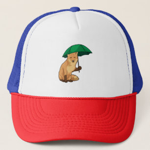 Fuchs mit Umbrella Truckerkappe