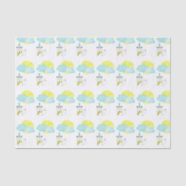 Fuchs, Mond und Wolken Seidenpapier