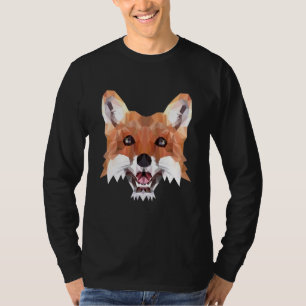 Fuchs-Motiv Polygon Fuchs Füchse Waldtiere T-Shirt