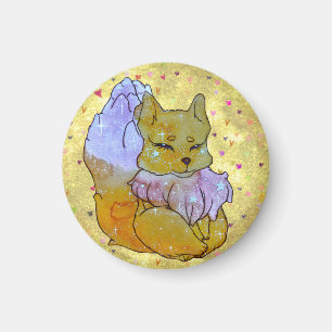 Fuchs namens Dice Magnet