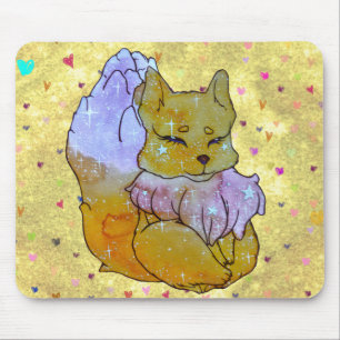 Fuchs namens Dice Mousepad