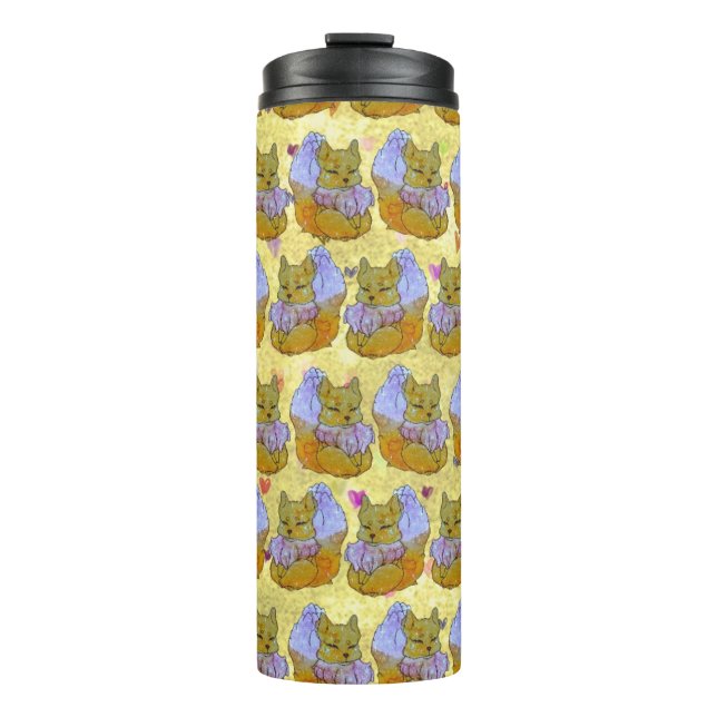 Fuchs namens Dice Thermosbecher (Vorderseite)