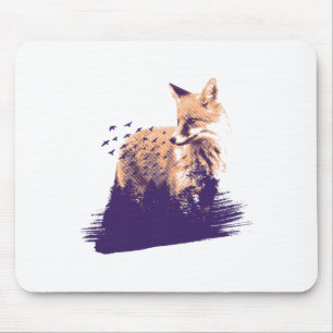 Fuchs Naturwald Outdoor Camping Wandern Camper Ges Mousepad