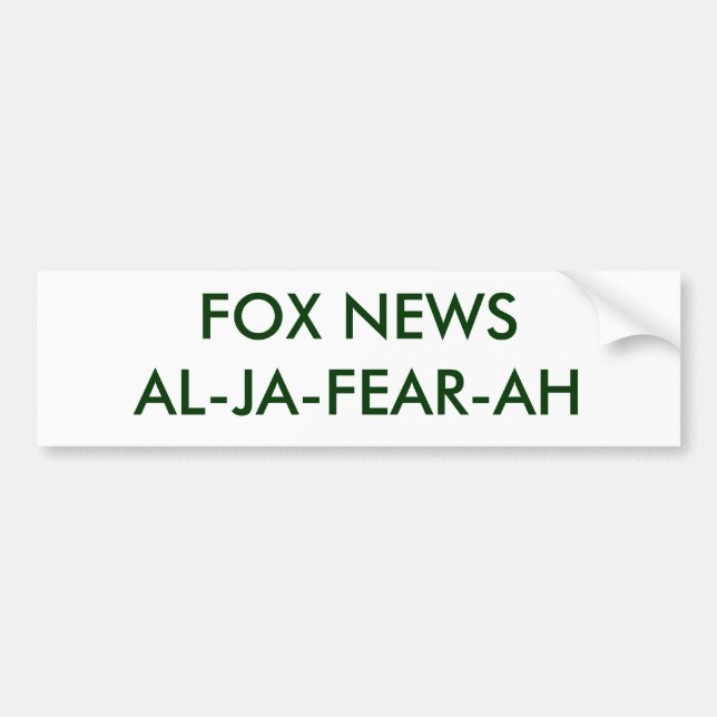 FUCHS NEWSAL-JA-FEAR-AH - Besonders angefertigt Autoaufkleber (Vorne)
