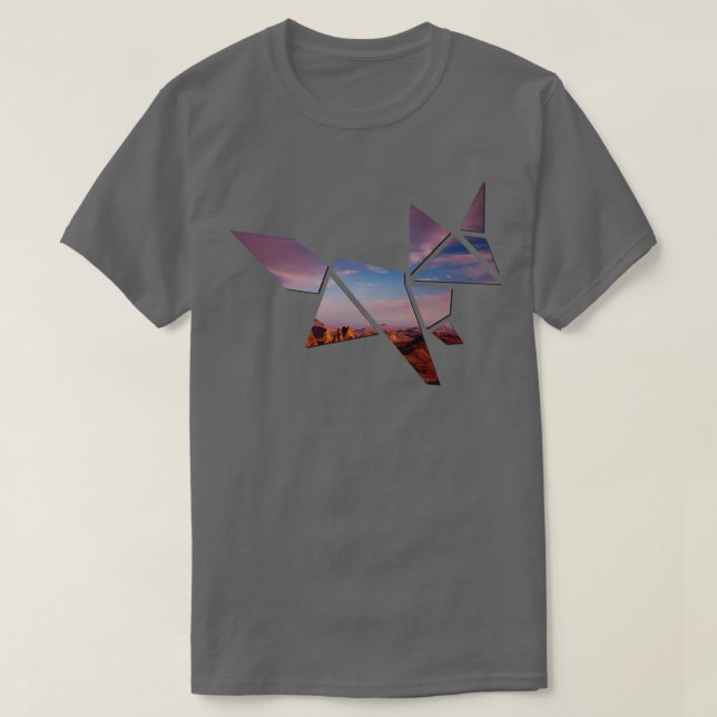 Fuchs Origami 10 T-Shirt (Design vorne)