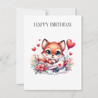 Fuchs-Pilot-Geburtstag Einladung
