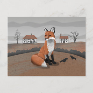 Fuchs Postkarte