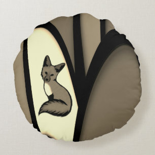 Fuchs sein rundes kissen