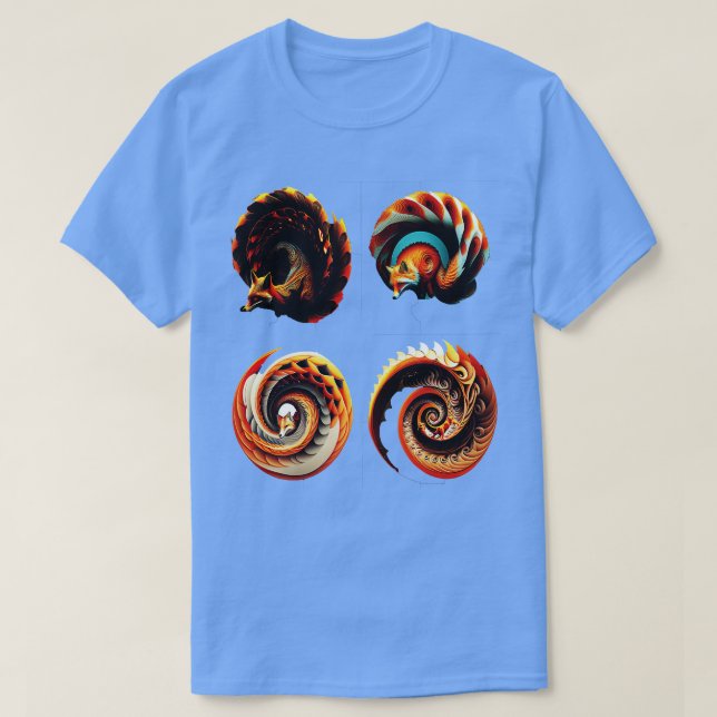 Fuchs-Stil Muster2023 T-Shirt (Design vorne)