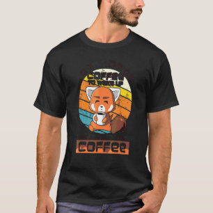 Fuchs trinkt Kaffee  Tier  Für Männer Frauen 1 T-Shirt