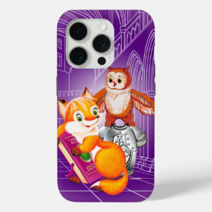 Fuchs und Eule iPhone 15 Pro Hülle