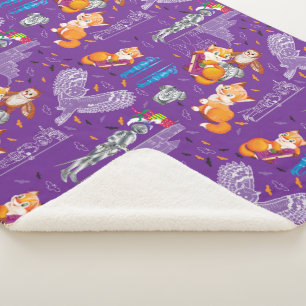 Fuchs und Eule Sherpadecke