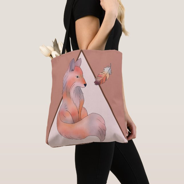 Fuchs und Feder Tasche (Von Nahem)