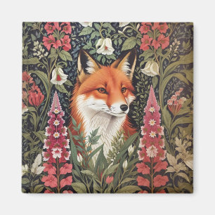 Fuchs und Fingerhut Blumen inspiriert von William  Magnet