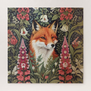 Fuchs und Fingerhutblumen William Morris Inspirier