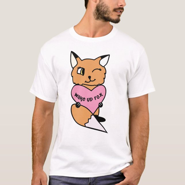 Fuchs und Herz T-Shirt (Vorderseite)