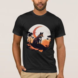 Fuchs und Mond T-Shirt