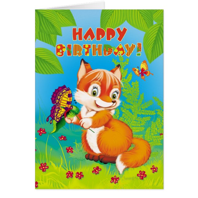 Fuchs und Schmetterling (Vorne)