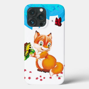 Fuchs und Schmetterling iPhone 13 Pro Hülle