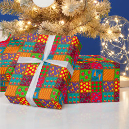 Fuchs und Schmetterling Geschenkpapier