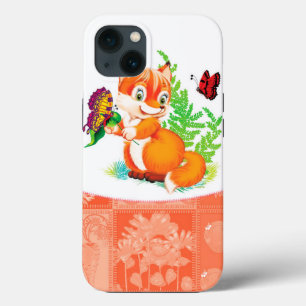 Fuchs und Schmetterling iPhone Hülle