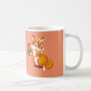 Fuchs und Schmetterling Kaffeetasse