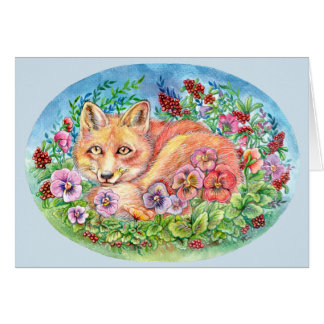 Fuchs und Stiefmütterchen