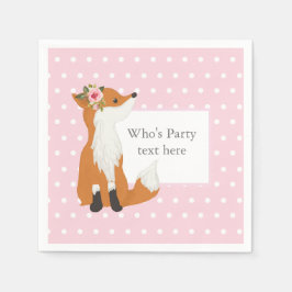 Fuchs, Wald, niedlich Serviette