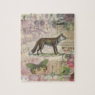 Fuchs-Wildlife-Vintage-Tierillustration