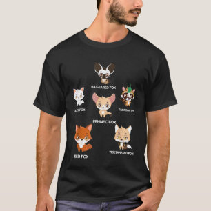 Füchse der Arktis-Fuchs Fennec-Fuchs T-Shirt