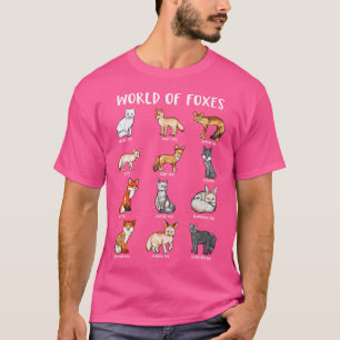 Füchse der Welt T-Shirt