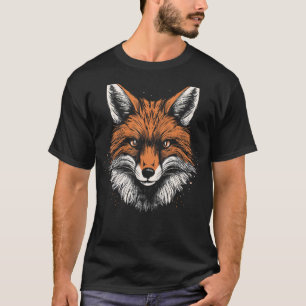 Füchse Fox Head Forest Nature Forest Animals Anima T-Shirt