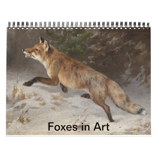Füchse in der Kunst Kalender (Titelbild)