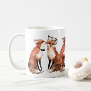 Füchse in der Liebe, Fox-Hochzeit Kaffeetasse