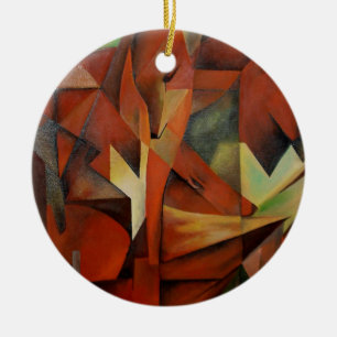 Füchse Keramikornament