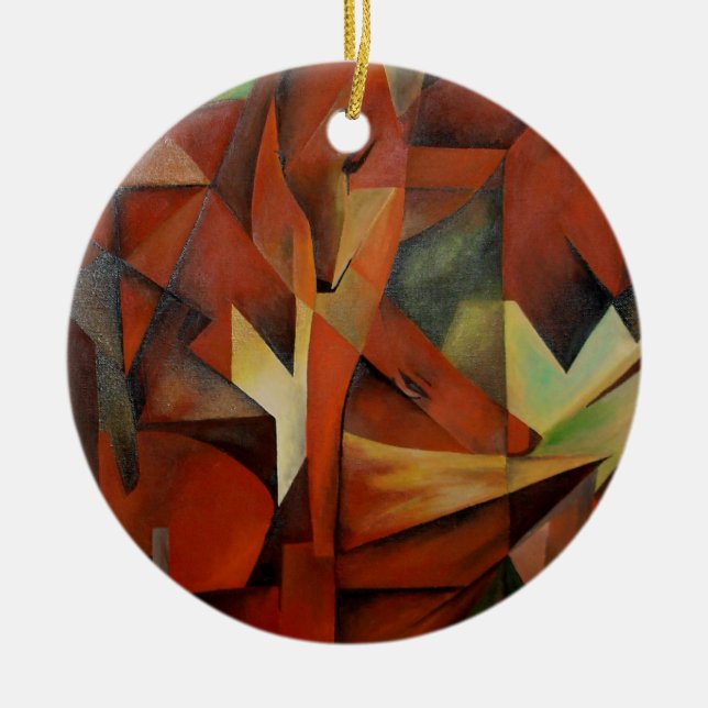 Füchse Keramikornament (Vorne)
