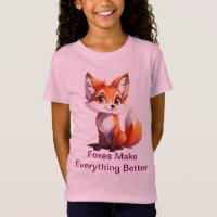 Füchse machen alles besser - Süße Tier T - Shirt