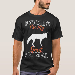 Füchse sind mein Geist Tierwald Futter T-Shirt