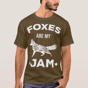 Füchse sind mein Jam Fox Lover Zookeeper Zoo Tier T-Shirt