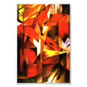 Füchse von Franz Marc Fine Art Fotodruck