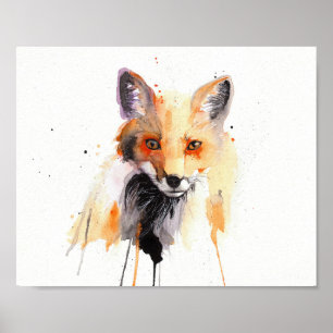 Fuchsfarbe Poster