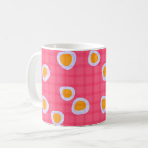 Fuchsflecken auf einem rosa Korallenboden Kaffeetasse